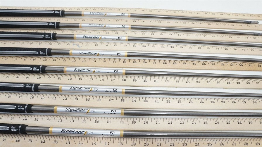 Shaft Sets * | Aerotech Steelfiber Fc70 F4 Stiff 34.5 -37.75 8Pc Iron Shaft Set .370 979896