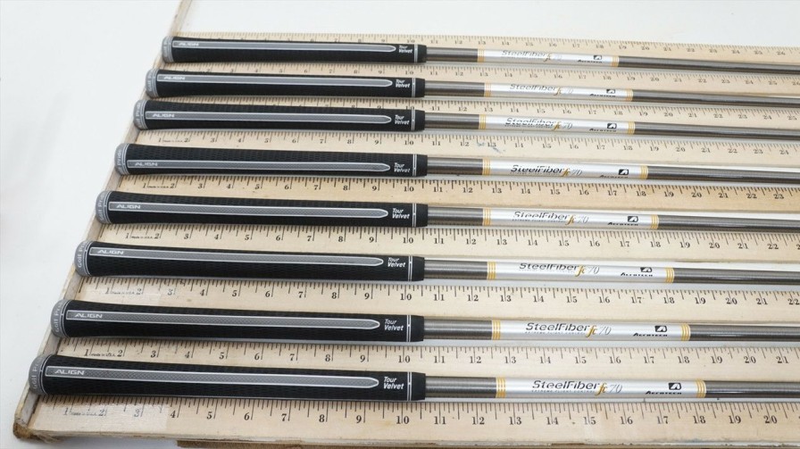 Shaft Sets * | Aerotech Steelfiber Fc70 F4 Stiff 34.5 -37.75 8Pc Iron Shaft Set .370 979896