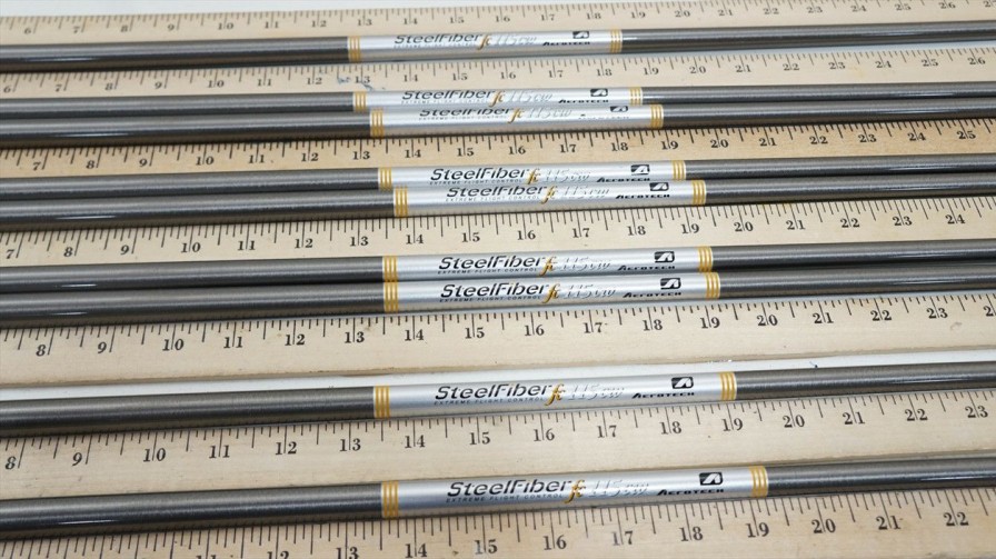 Shaft Sets * | Aerotech Steelfiber Fc115 F4 Stiff 33.25 -36 9Pc Iron Shaft Set .355T 1004309