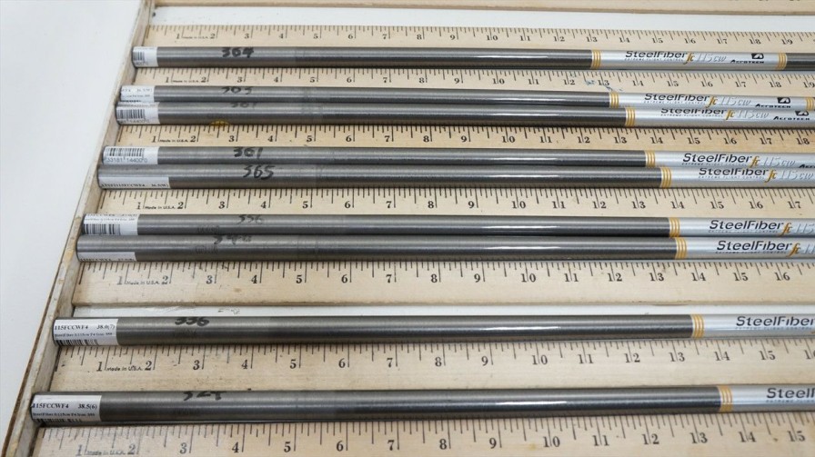 Shaft Sets * | Aerotech Steelfiber Fc115 F4 Stiff 33.25 -36 9Pc Iron Shaft Set .355T 1004309