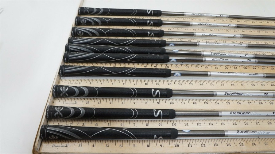 Shaft Sets * | Aerotech Steelfiber I110 Cw 110G Regular 33.5 -37.25 10P Iron Shaft Set 999455