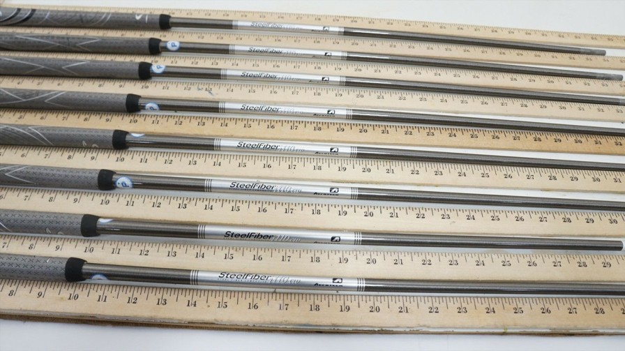 Shaft Sets * | Aerotech Steelfiber I110 Cw 110G Regular 34.25 -37.5 8Pc Iron Shaft Set 999438