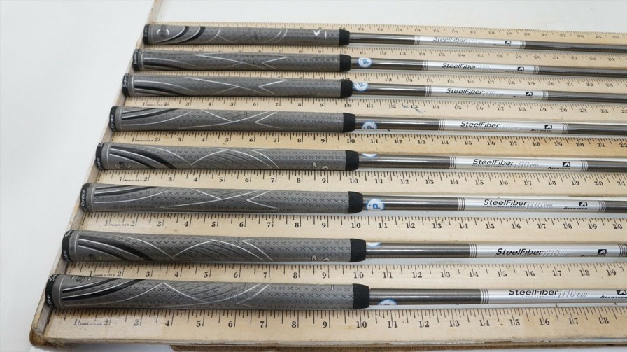 Shaft Sets * | Aerotech Steelfiber I110 Cw 110G Regular 34.25 -37.5 8Pc Iron Shaft Set 999438