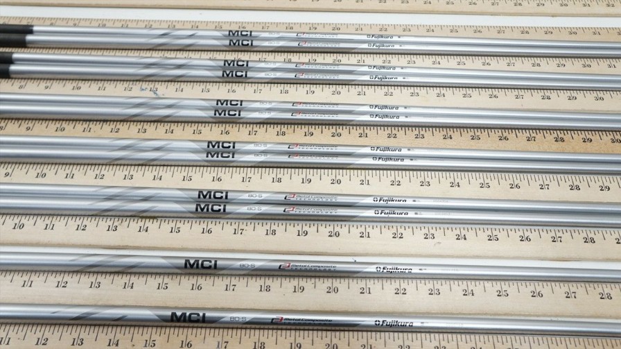 Shaft Sets * | New Fujikura Mci 80 S 80G Stiff 35.5 -39 9Pc Iron Shaft Set .370 962873