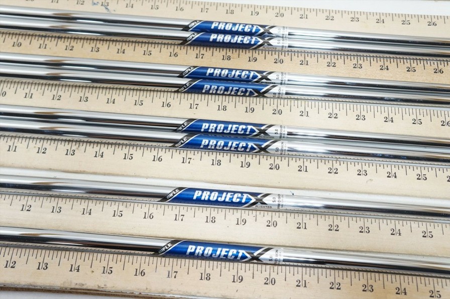 Shaft Sets * | New Project X Flighted 5.0 Regular 37.5 -41 8Pc Iron Shaft Set .355 00967364