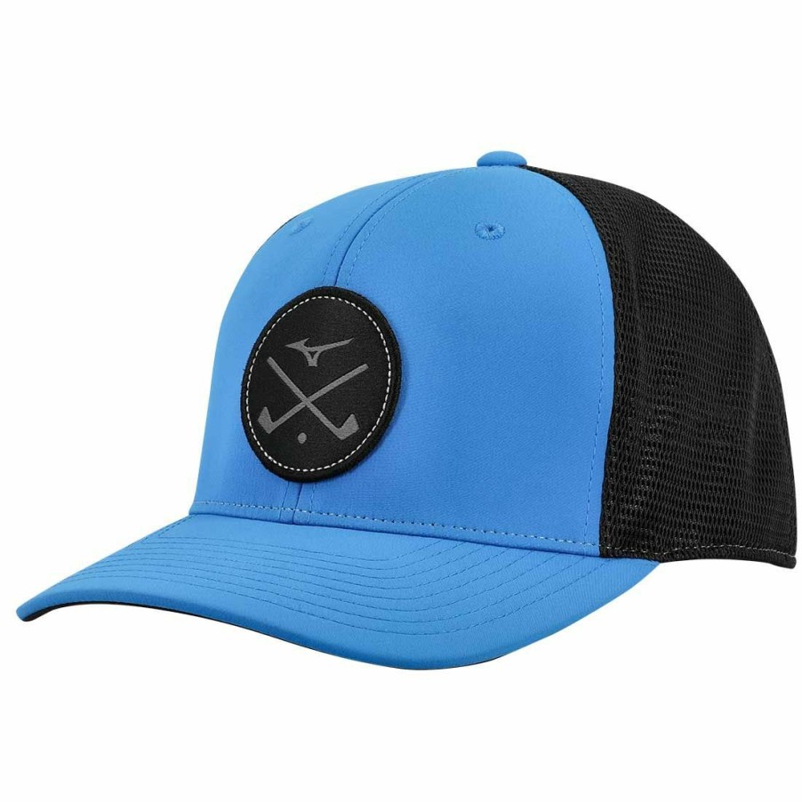 Headwear * | Mizuno Crossed Clubs Mesh Snapback Hat