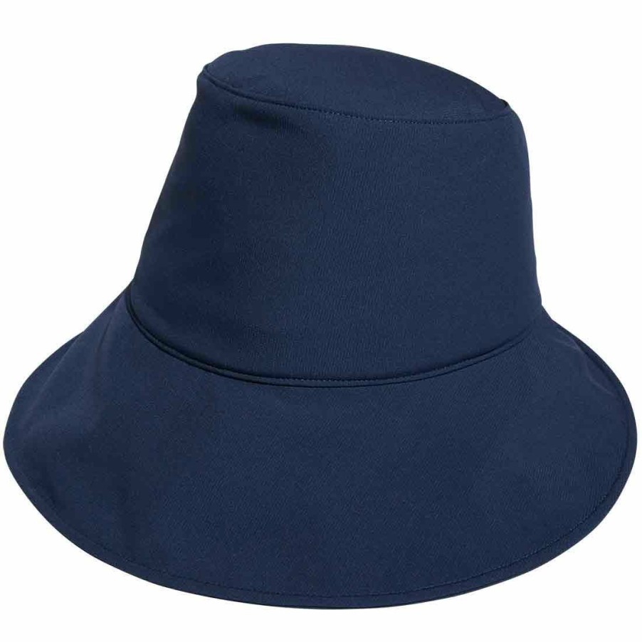 Headwear * | Adidas Women'S Ponytail Sun Bucket Hat Crew Navy