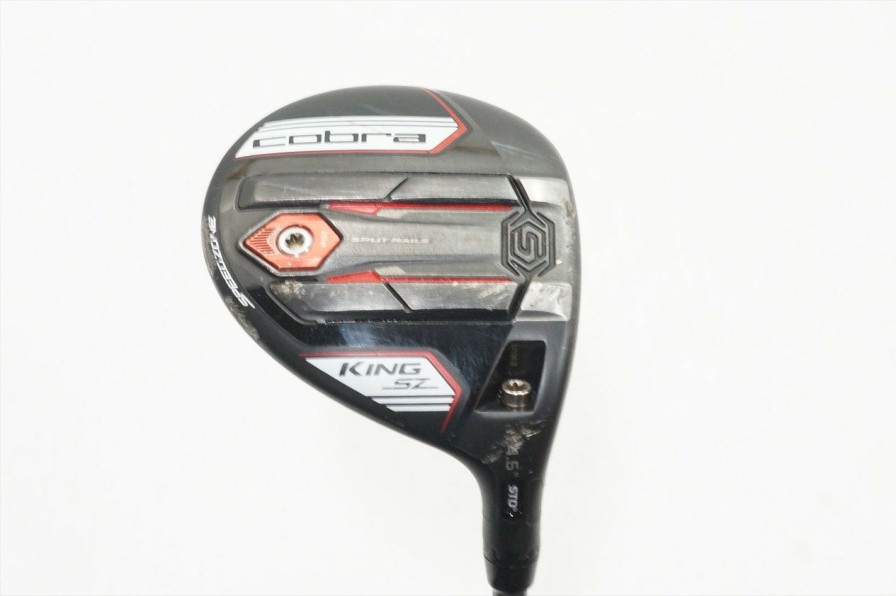 Fairway Woods * | Cobra Speedzone Black/White 14.5 3 Fairway Wood Senior Evenflow Riptide Cb