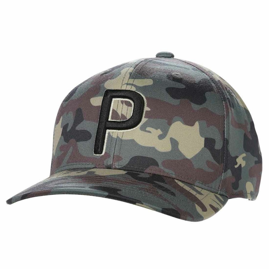 Headwear * | Puma P 110 Camo Pattern Snapback