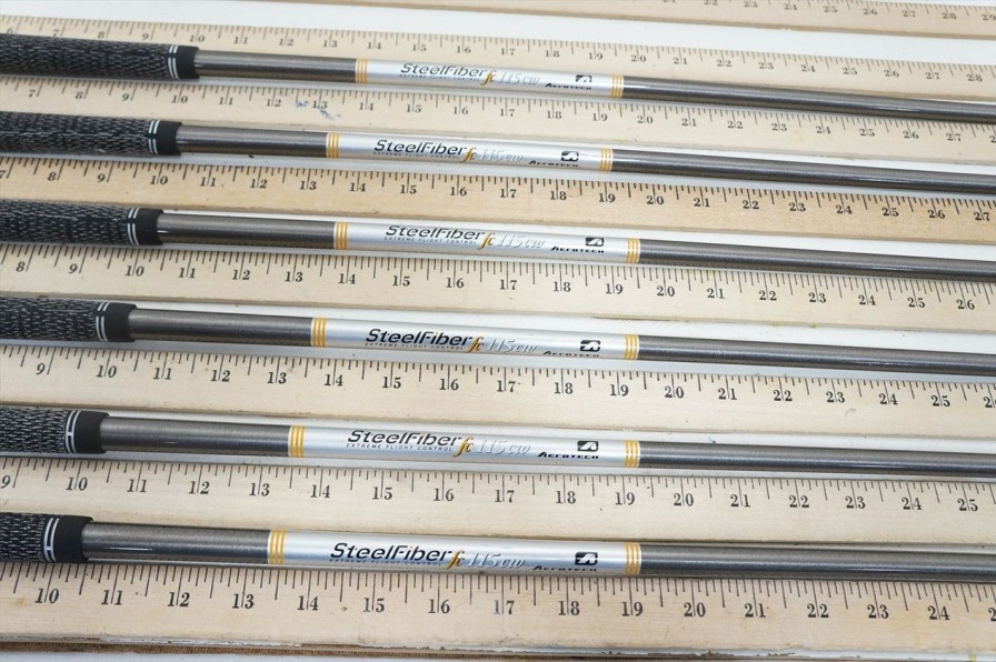 Shaft Sets * | Aerotech Steelfiber Fc115 Cw F4 Stiff 34.5 -36.75 6Pc Shaft Set Pulls 1017447