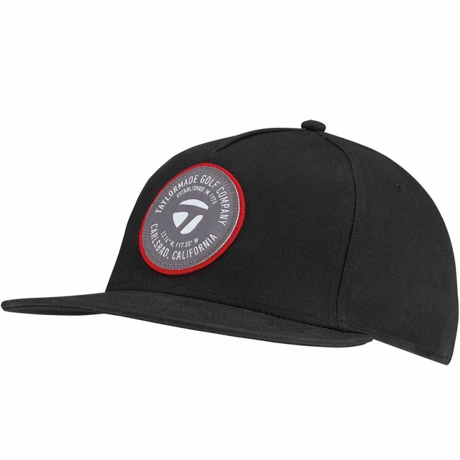 Headwear * | Taylormade 5 Panel Flat Bill Hat