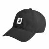 Headwear * | Footjoy Dryjoys Baseball Cap Black