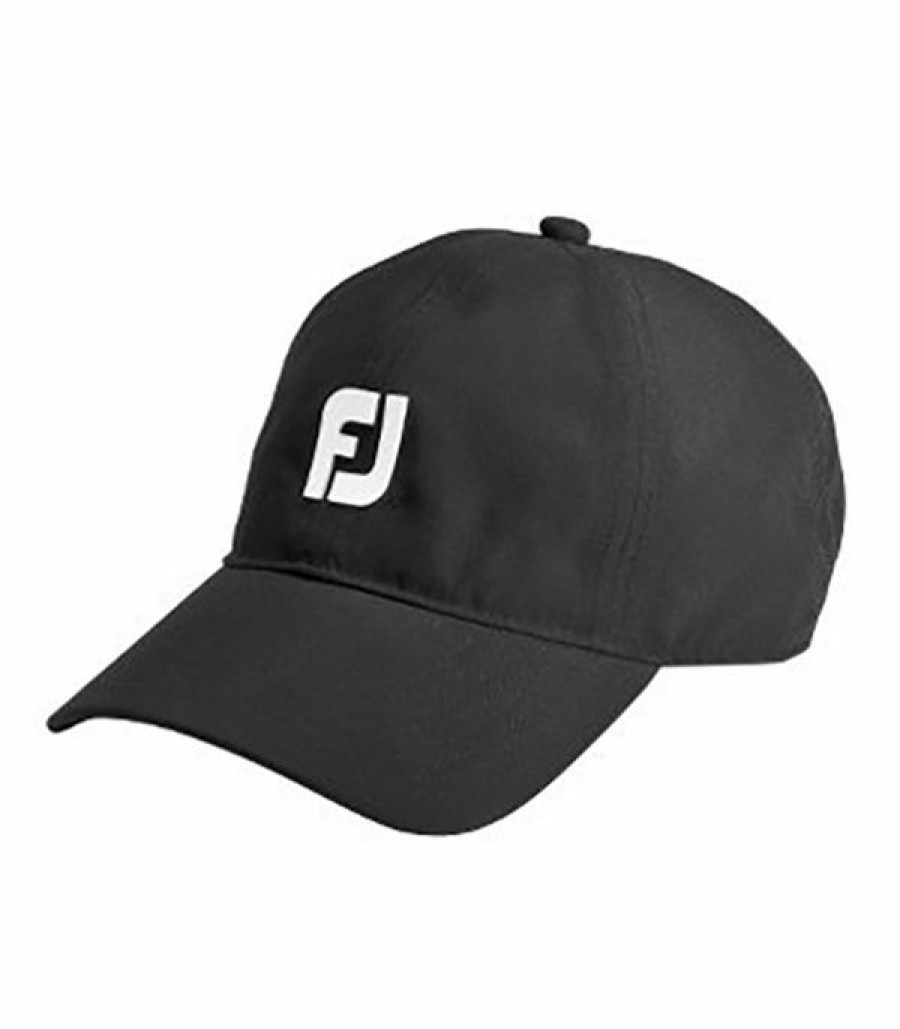 Headwear * | Footjoy Dryjoys Baseball Cap Black