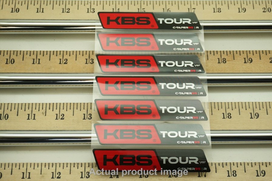 Shaft Sets * | New Kbs C-Taper 95 Chrome Regular 4-Pw 37.5 -40 7Pc Iron Shaft Set .355 Taper