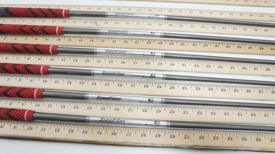 Shaft Sets * | Aerotech Steelfiber I95 Regular 34.5 -37.25 6Pc Iron Shaft Set .355T 977592